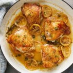 🥗 Healthy Lemon Garlic Chicken Thighs Recipe (Perfect for Weight Loss)