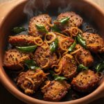 Kerala Pepper Pork Fry – A rustic, spicy, and smoky dish that brings the true flavors of Kerala straight to your plate.