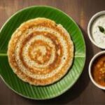 Hotel-style crispy instant rava dosa served with coconut chutney and sambar – a classic South Indian breakfast made easy at home
